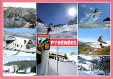 CPM Hautes Pyrenees Divers aspects Snow Board ULM
