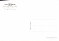 CPM Paris Chapelle des Lazaristes Tribune Saint Vincent accueilli au Ciel par la Vierge Marie 