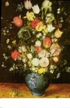 CPM Kunsthistorisches Museum Wien Jan Brueghel d A Bouquet de fleurs dans une vase bleu 