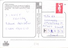 CPM Caen Calvados L'Abbaye aux Hommes fondee par Guillaume le Conquerant au XI siecle vue des jardin