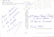 CPM Honfleur Calvados le vieux bassin le quai Sainte Catherine et la Lieutenance Bateau de peche