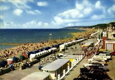 CPM Villers sur Mer Calvados la Plage vers Deauville 