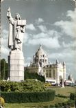 CPM Lisieux Statue de Sainte Thereze vue vers la Basilique 