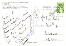 CPM Circuit des Plages du Debarquement Colleville Saint Laurent sur Mer Calvados le cimetiere americ