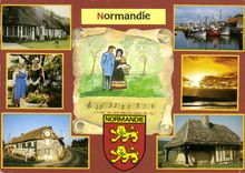 CPM La Normandie J'Irai revoir ma Normandie Lion