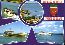 CPM La Cote d'Argent Gironde les Bacs de Royan Pointe de Grave Le Medocain Le Verdon Cote d'Argent B