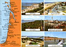 CPM Couleurs et Lumiere de france en Parcourant la Gironde Arcachon Soulac sur Mer Cap-Ferret Montal