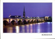 CPM Bordeaux le Pont de Pierre 