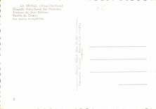 CPA La Brigue Alpes maritimes Chapelle Notre Dame des Fontaines Fresques de Jean Baleison Voutins du