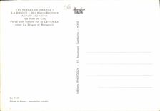 CPA Paysages de France la Brigue Alpes Maritimes le Pont du Coq Vieux pont romain sur la Levenza ent