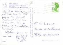 CPA Cote d'Azur Carrefour Mondial du Tourisme Antibes la vieile cite et les Alpes enneigees 