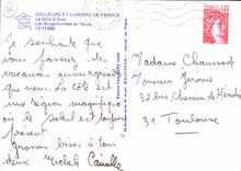 CPA Couleurs et Lumiere de France la Cote d'Azur les Bougainvillees en fleurs 