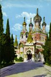CPA la Cote d'Azur Nice la Cathedrale russe Russie Russia