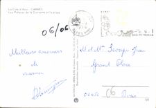 CPA la Cote d'Azur Cannes les Palaces de la Croisette et la Plage 