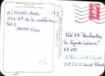 CPM Reflets de la Cote d'Azur Nice la nuit le port et la Promenade des Anglais 