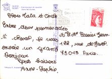 CPM Contre jour et cavalier dans les dunes Cheval