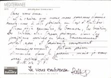 CPM Mediterranee Bateau