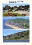 CPM La Cote Fleurie Houlgate Calvados Perle de la Cote Fleurie Maisons Normandes Vue generale la Pla