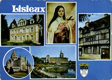 CPM Lisieux Calvados les Buissonnets Ste Therese de l'Enfant Jesus le musee de vieux Lisieux la Basi