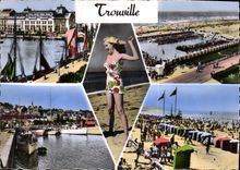 CPM Trouville Port et Casino Plage et Piscine 