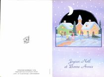 CPM Joyeux Noel et Bonne Annee 