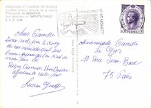 CPM La Cote d'Azur Miracle de la Nature Principaute de Monaco Vue generale sur Monte Carlo Bateau