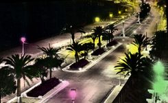 CPM La Cote d'Azur Nice La Nuit Promenade des Anglais 