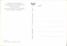 CPM La Brigue Alpes Maritimes Le Pont du Coq Vieux pont romain sur la Levenza entre La Brigue et Mar