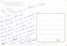 CPM Cote d'Azur Antibes Alpes Maritimes Les Remparts et les Alpes enneigees 