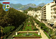CPM Menton Alpes Maritimes Les Jardins Bioves 