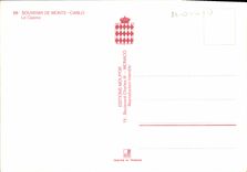 CPM Souvenir de Monte Carlo 