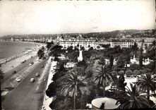 CPM La Cote d'Azur Nice Les Jardins Albert Le Theatre de Verdure et la Promenade des Anglais 