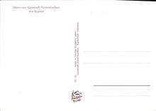 CPM Motiv aus Garmisch Partenkirchen mit Kramer