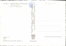 CPM Reflets de la Cote d'Azur Monaco Le Port et Monte Carlo 