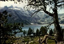 CPM Les Pyrenees Le Lac d'Aubert 
