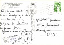 CPM Hautes Pyrenees Cauterets Cascade de Lutour 