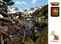 CPM Lumiere et Couleurs des Pyrenees La haute montagne au printemps