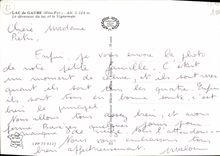 CPM Lac de Gaube Hautes Pyrenees Le Deversoir de Lac et le Vignemale 