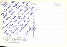 CPM En Parcourant Les Pyrenees L'Observatoire du pic du Midi de Bigorre et le Col de Sencours 