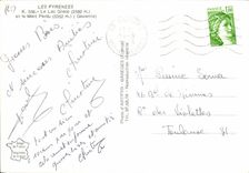 CPM Les Pyrenees Le Lac Glace 