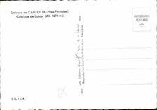 CPM Environs de Cauterets Hautes Pyrenees Cascade de Lutour 