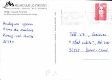 CPM Hautes Pyrenees Le Clot sous son manteau de neige 