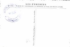 CPM Les Pyrenees Route du Tourmalet La Boucle au fond Le Pic d'Espade 