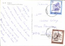 CPM St Moritz mit Piz Languard und Piz Albris