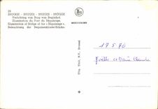 CPM Brugge Bruges Verlichting van Brug van Begijnhof