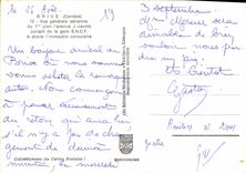 CPM Brive Correze Vue generale aerienne Au plan l'avenue J Jaures partant de la gare SCNCF 