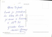 CPM Marseille Promenade de la Corniche Vallon des Auffes Bateaux