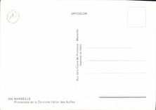 CPM Marseille Promenade de la Corniche Vallon des Auffes Bateaux de peche