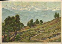 CPM H B Wieland Ein Sommertag Wallis 