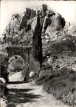 CPM Les Baux de Provence B du Rh Le Donjon feodal Cote Nord Est 